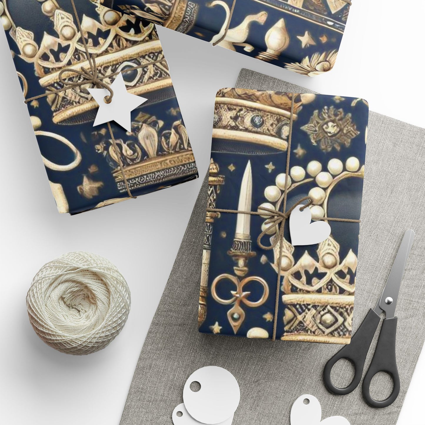 Fit For A King 12 Gift Wrapping Papers