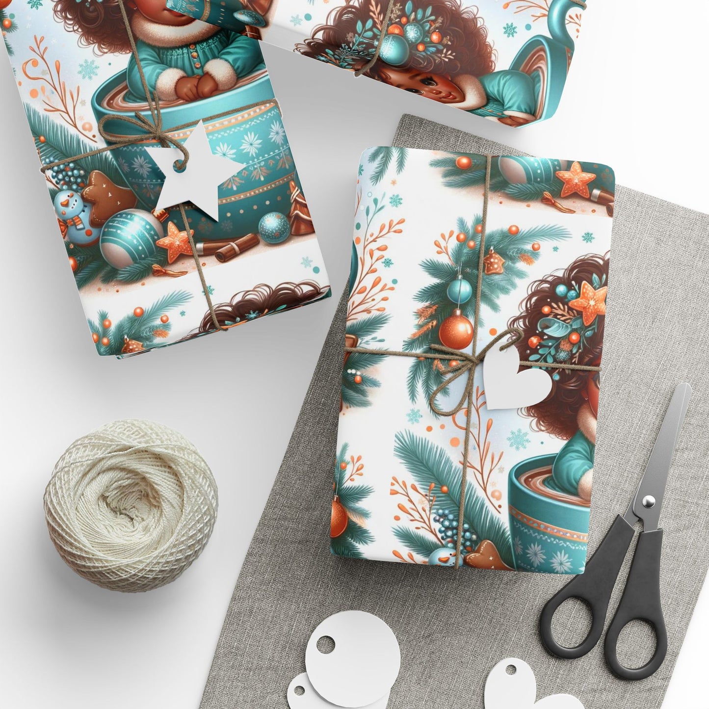 Christmas Cocoa 7 Wrapping Papers