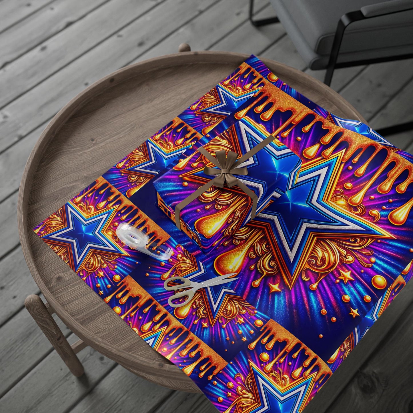 Dallas Cowboys Themed Gift Wrapping Papers