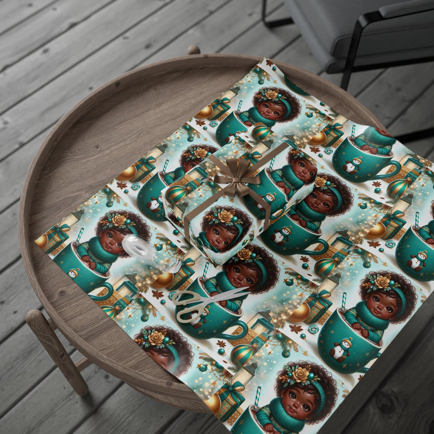 Christmas Cocoa 10 Gift Wrapping Papers