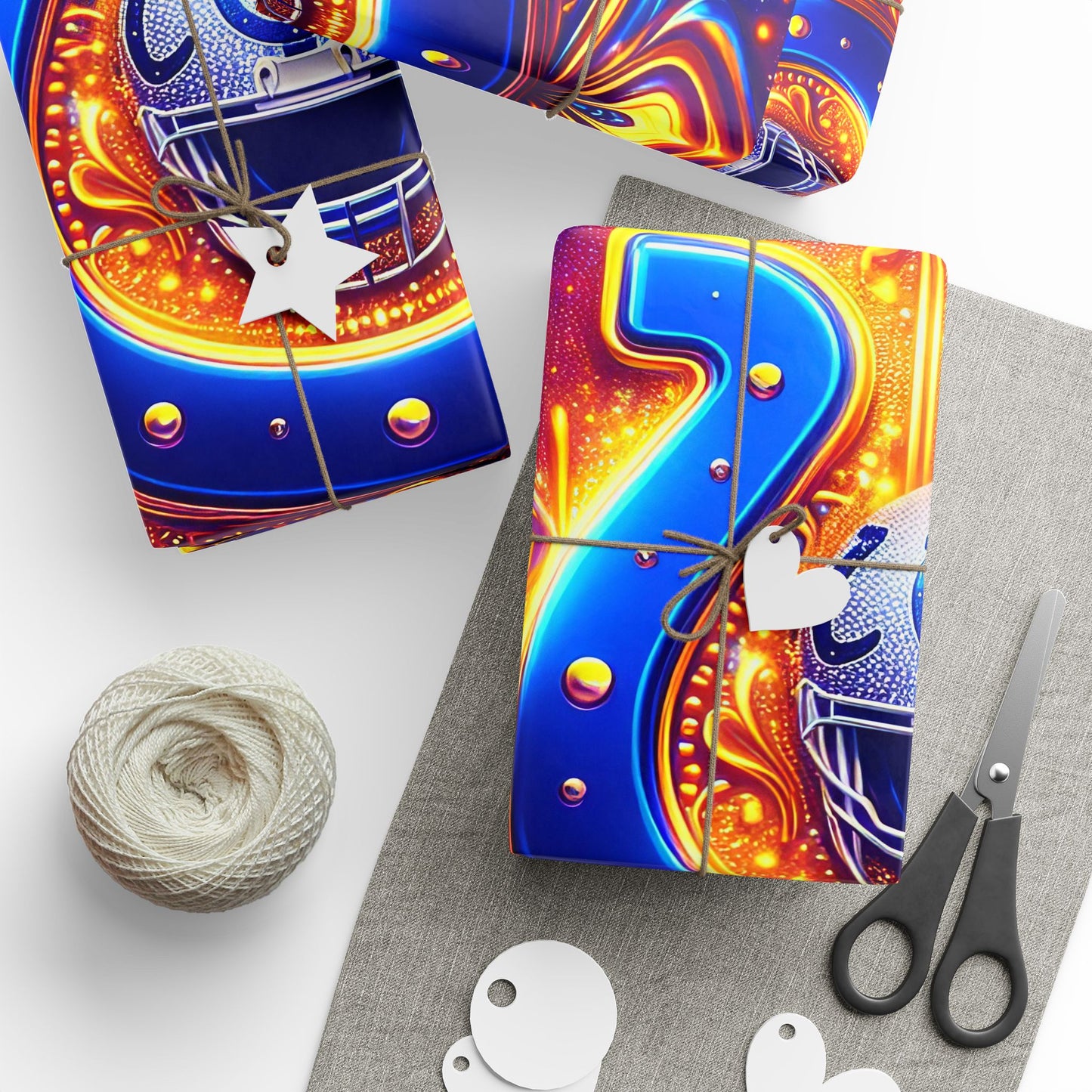 Colts Themed Wrapping Papers