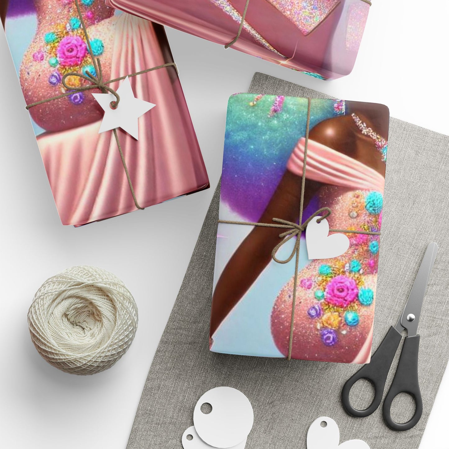 Afro Luxe 9 Gift Wrapping Papers