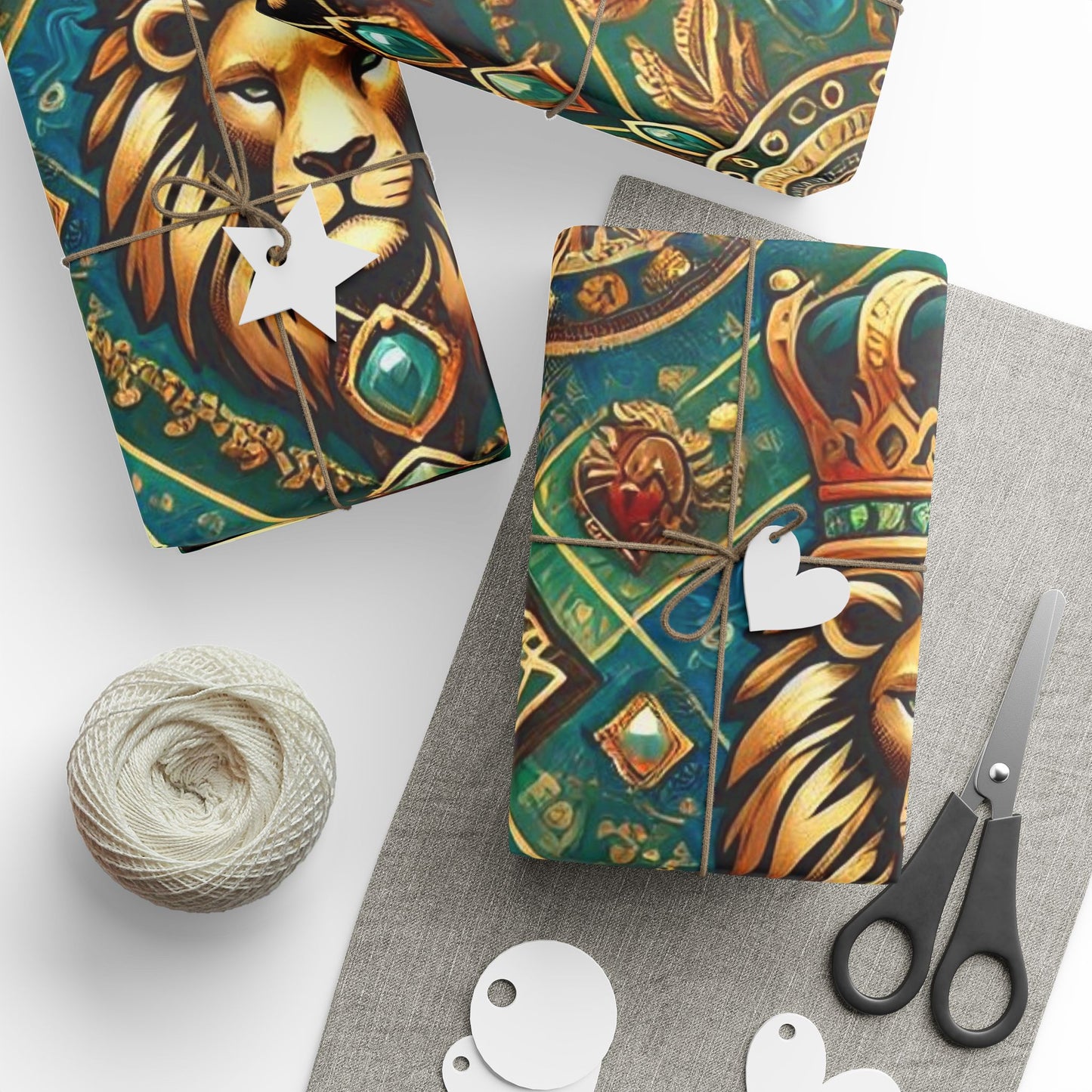 Fit For A King 7 Gift Wrapping Papers