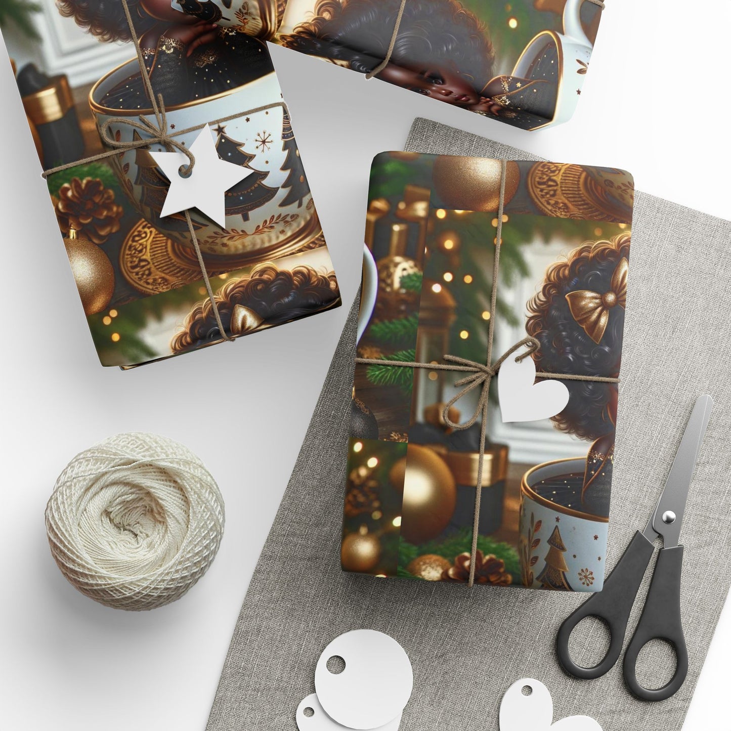 Christmas Cocoa 6 Wrapping Papers