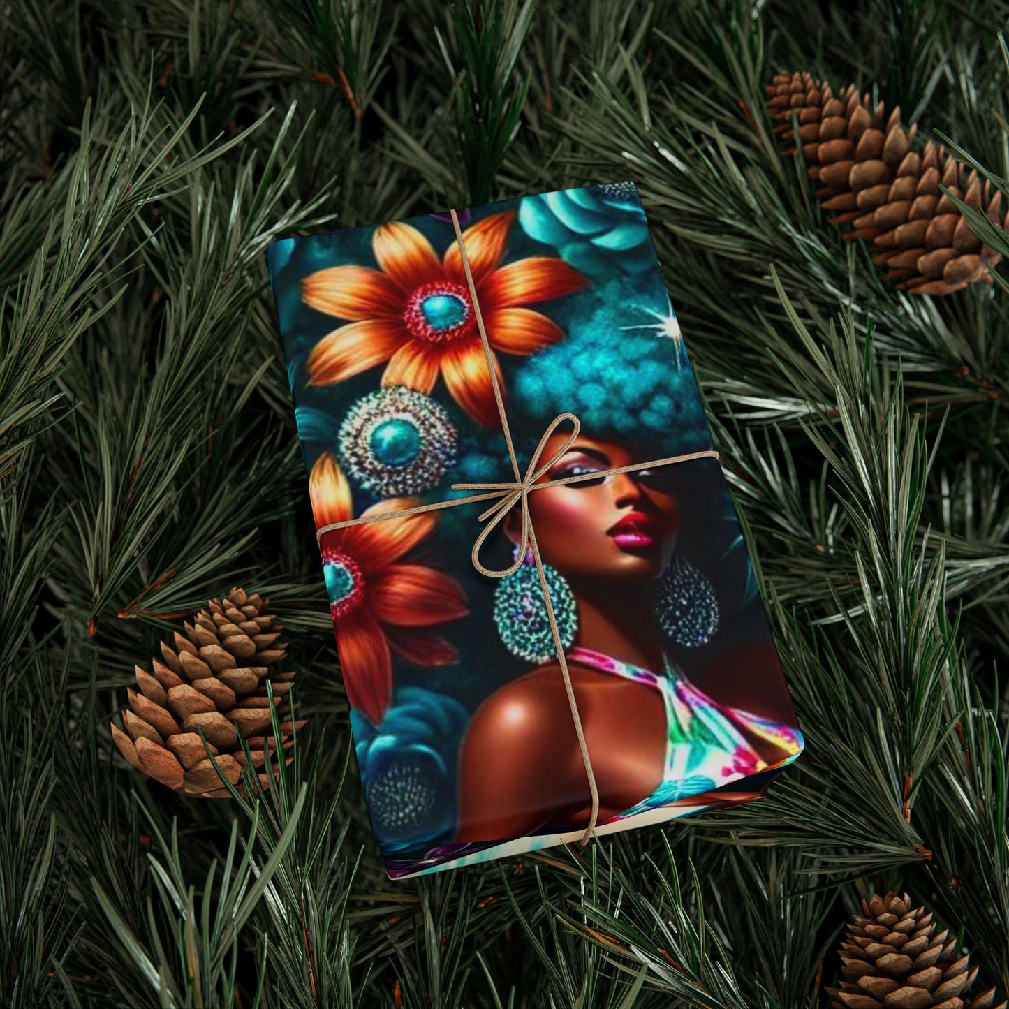 Afro Luxe 12 Gift Wrapping Papers