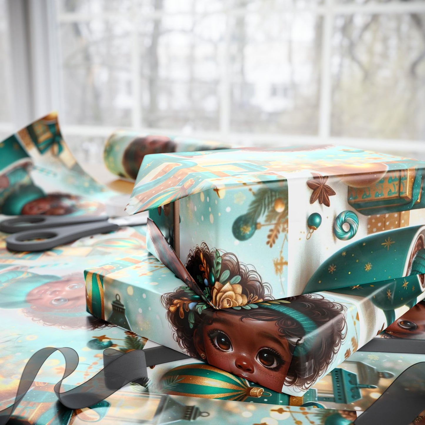 Christmas Cocoa 10 Gift Wrapping Papers