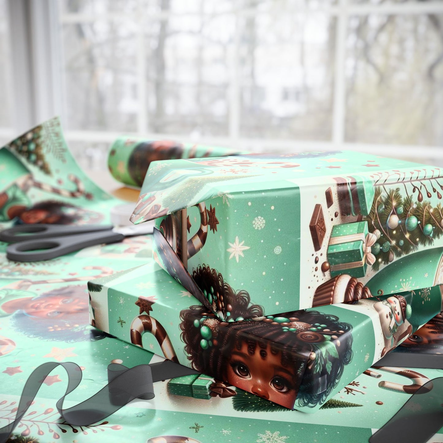 Christmas Cocoa 9 Wrapping Papers