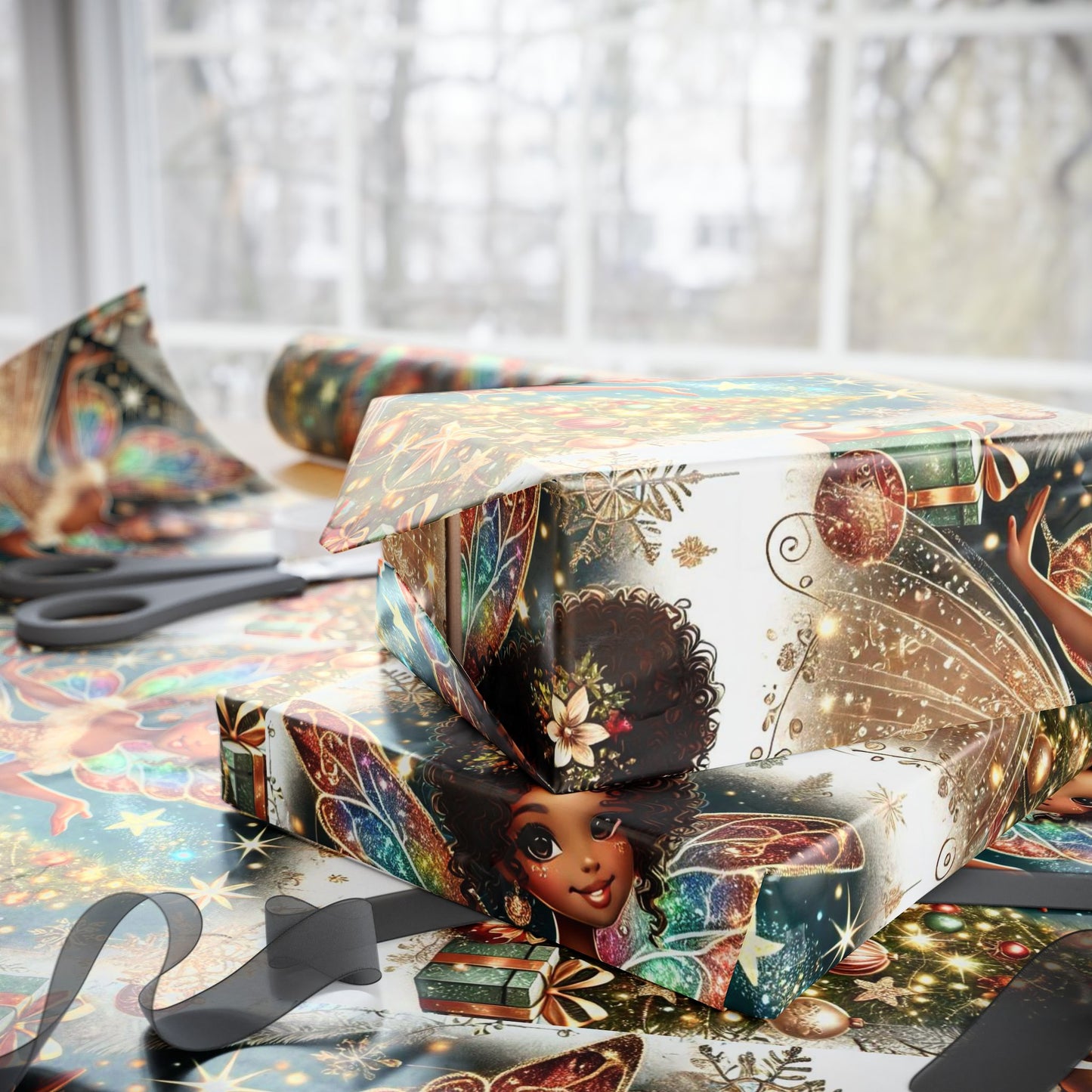 Afro Bell 2 Gift Wrapping Papers