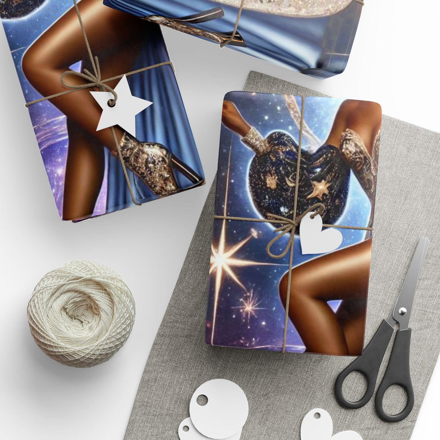 Celestial Goddess 8 Gift Wrapping Papers