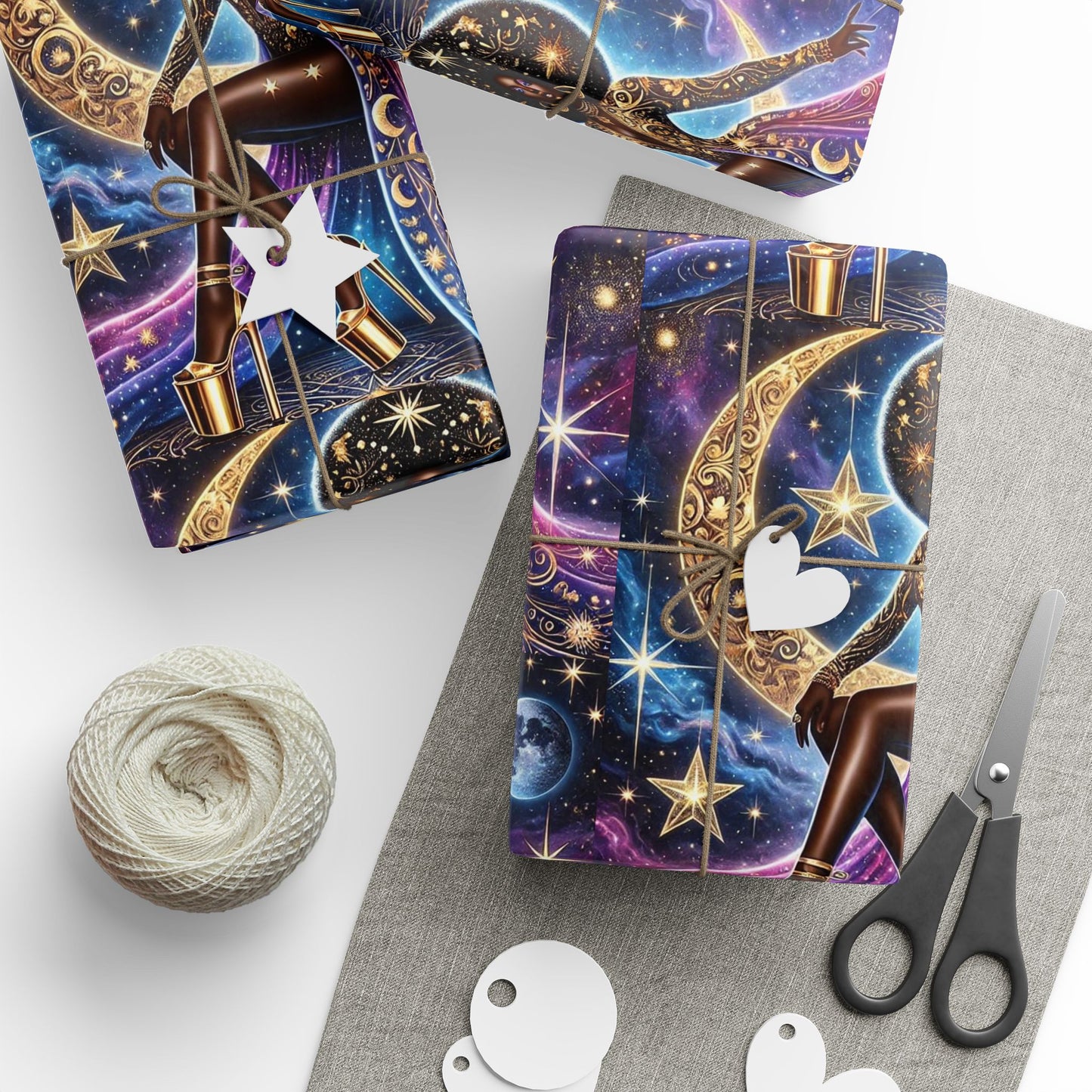 Celestial Goddess 6 Gift Wrapping Papers