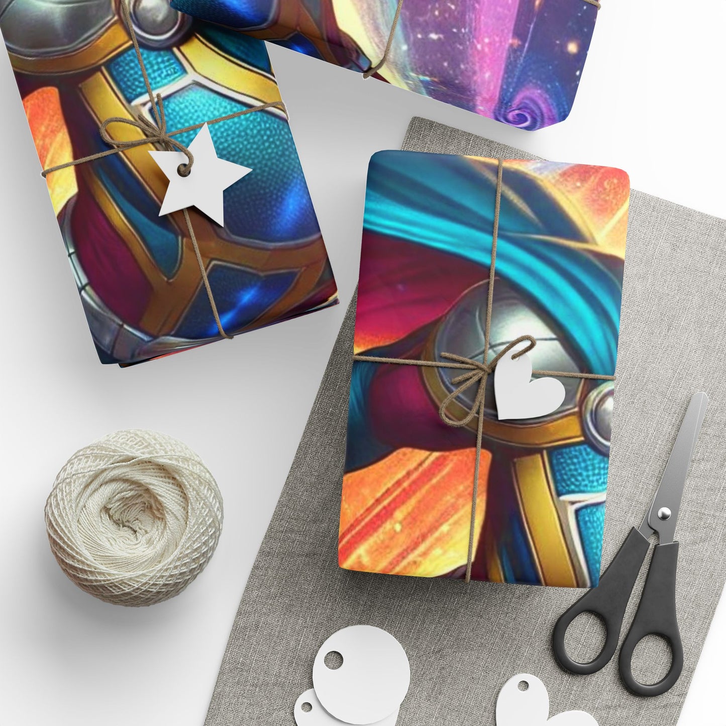 Cosmic Hero 12 Gift Wrapping Papers