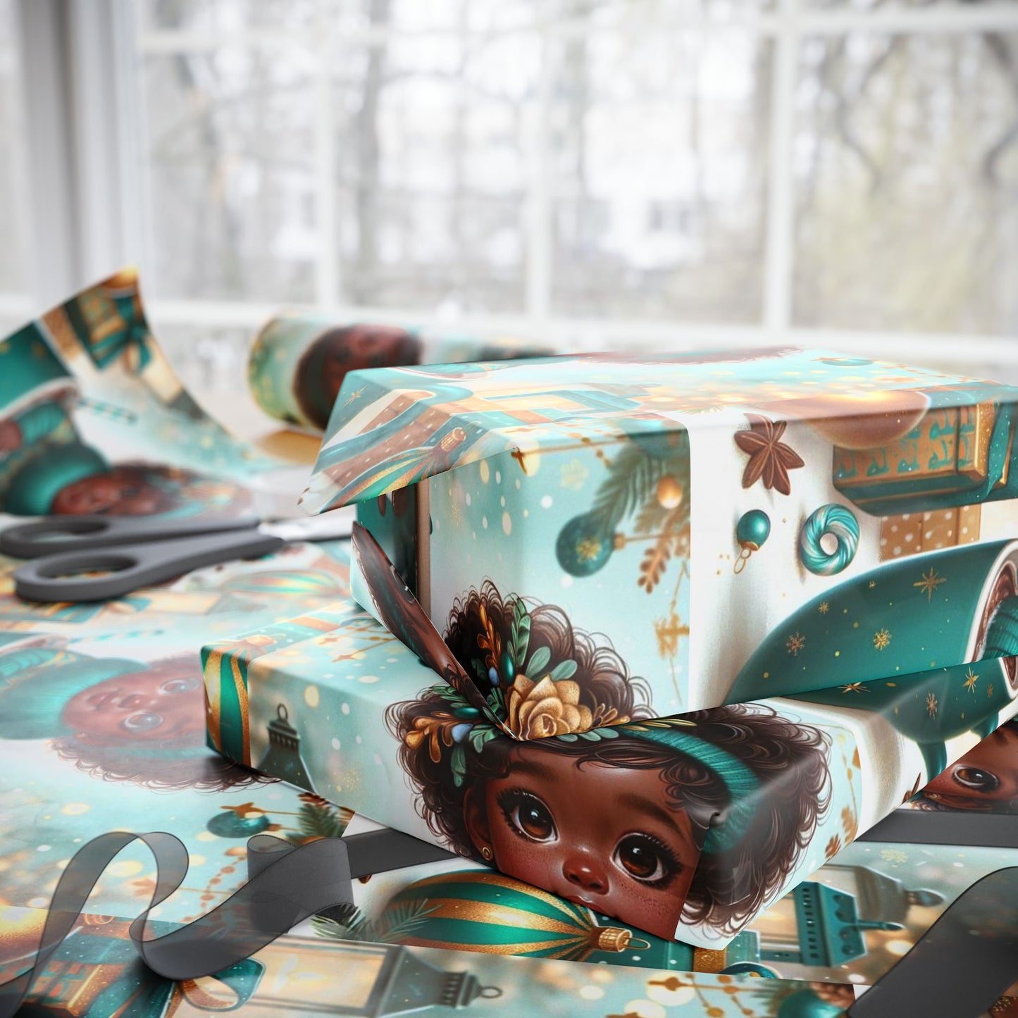 Christmas Cocoa 10 Gift Wrapping Papers