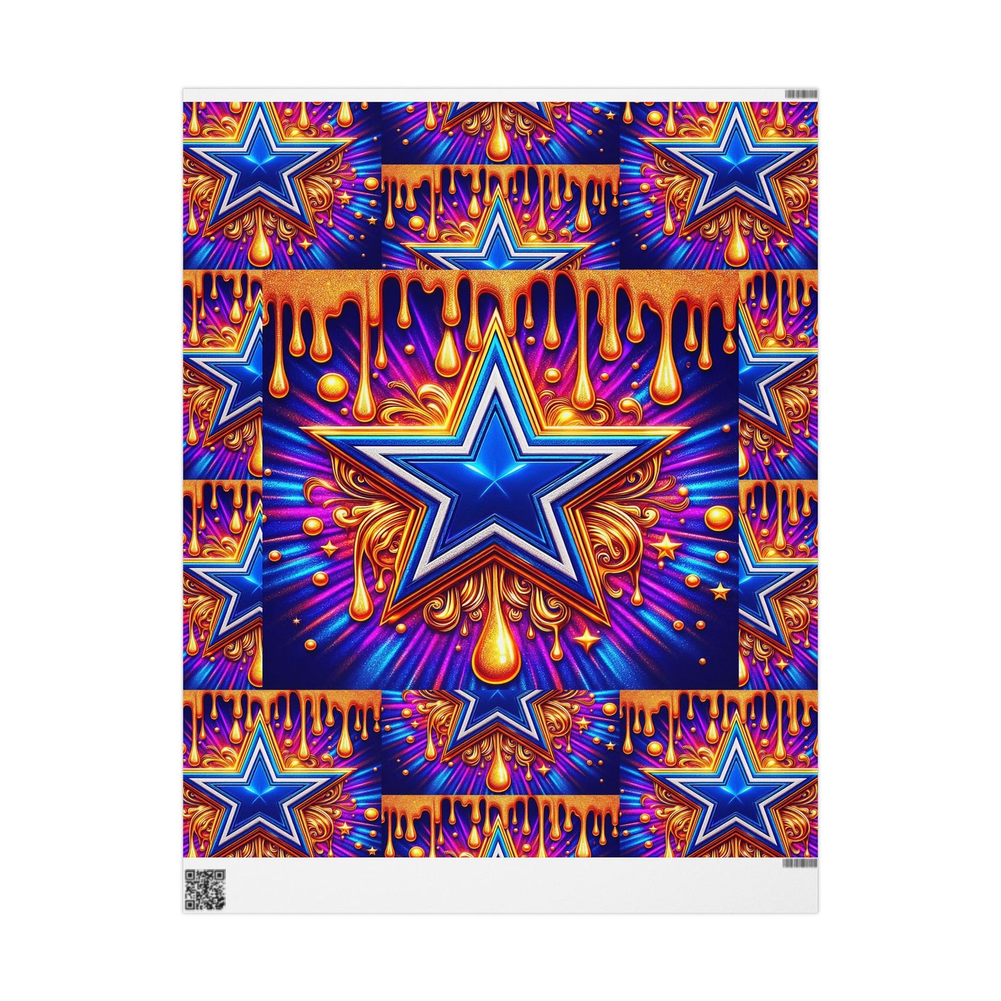 Dallas Cowboys Themed Gift Wrapping Papers