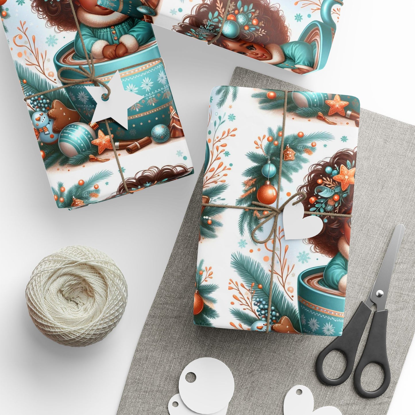 Christmas Cocoa 7 Wrapping Papers