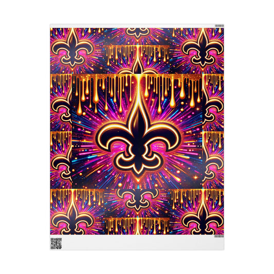 New Orleans Saints Gift Wrapping Papers