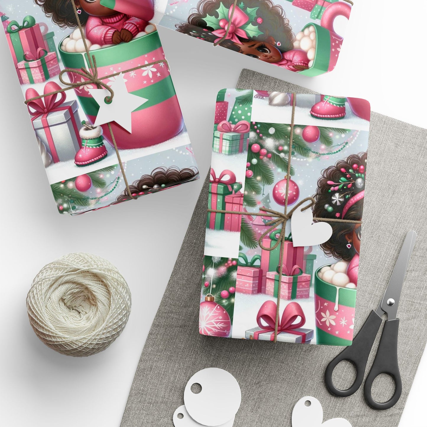 Christmas Cocoa 5 Wrapping Papers