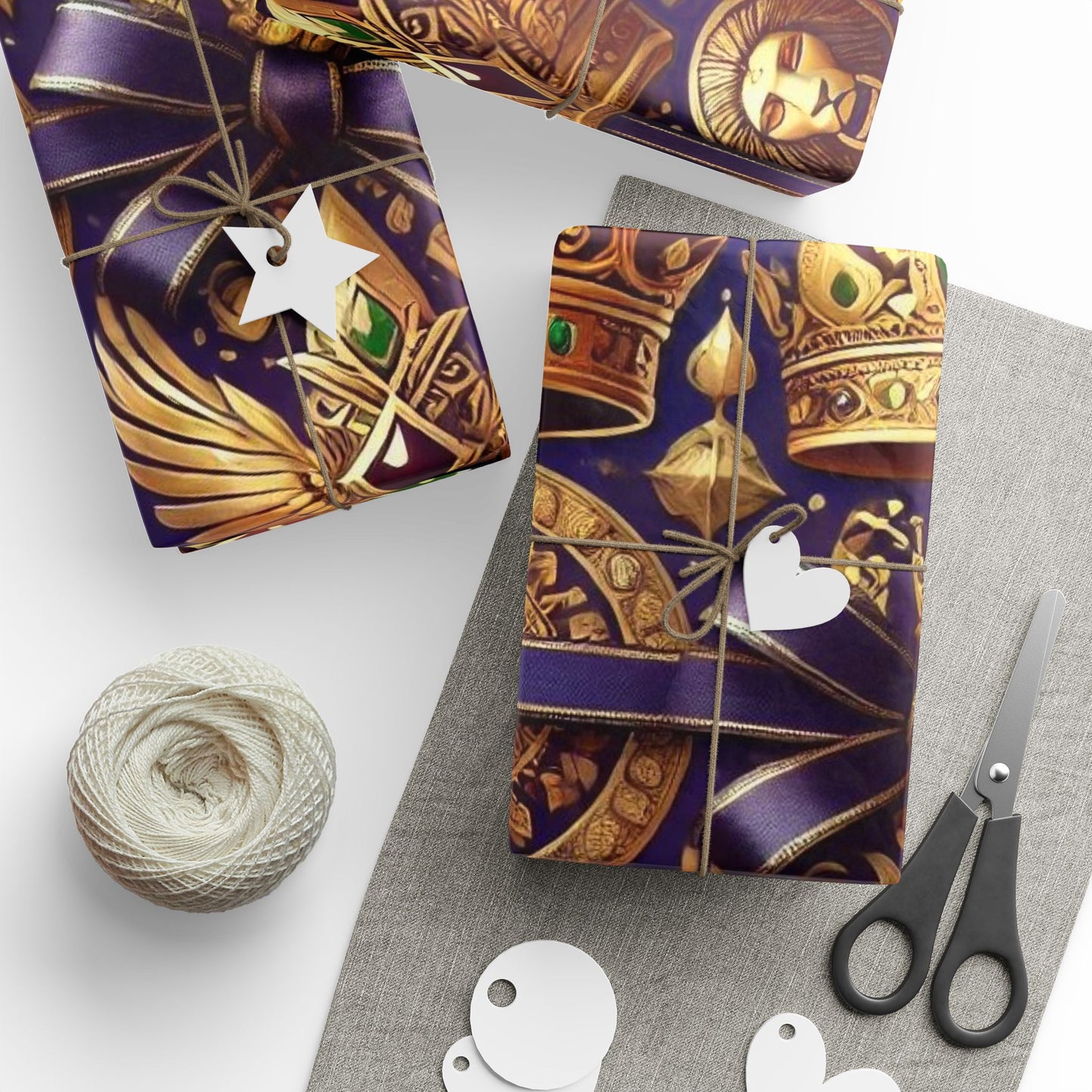 Fit For A King 3 Gift Wrapping Papers