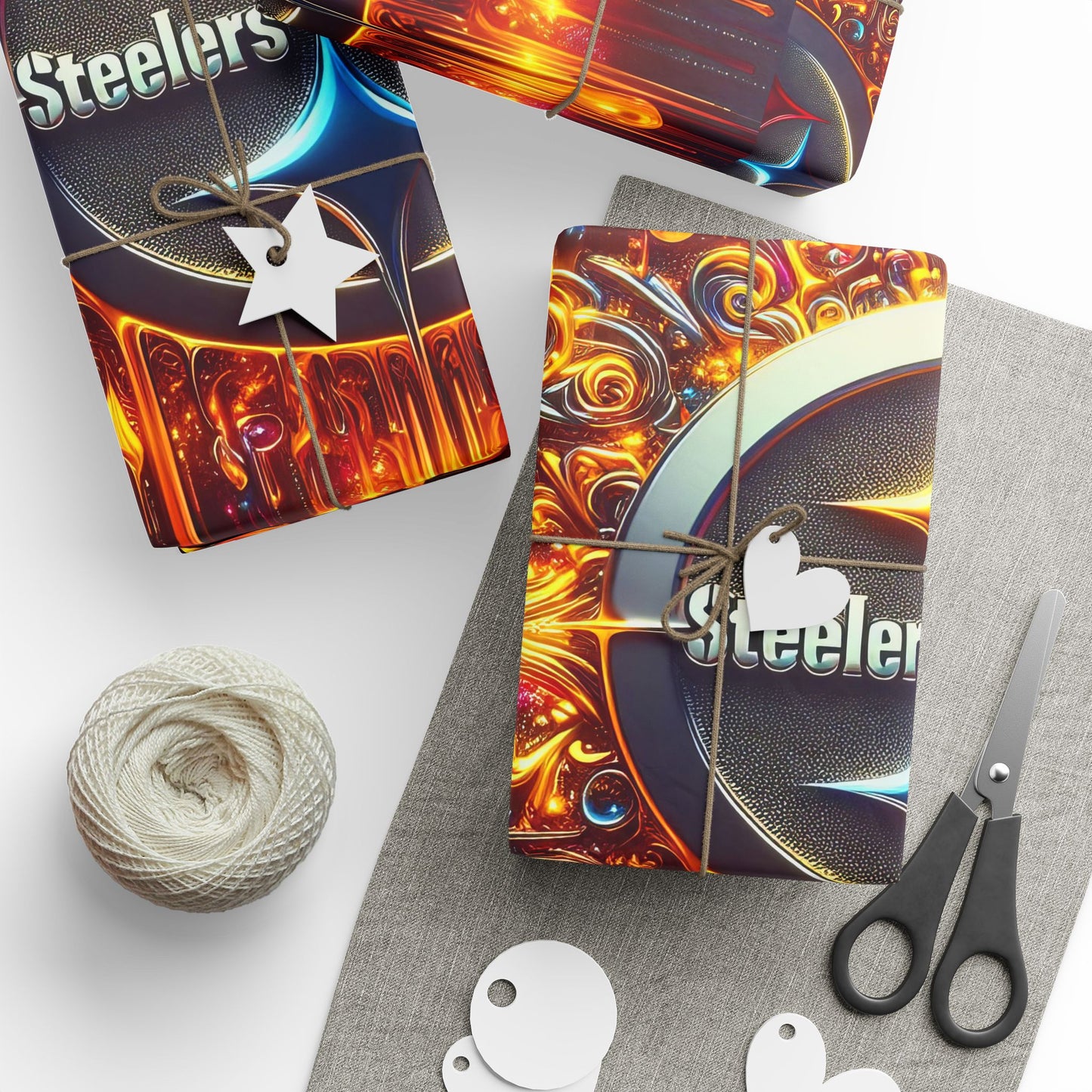 Pittsburg Steelers Themed Gift Wrapping Papers