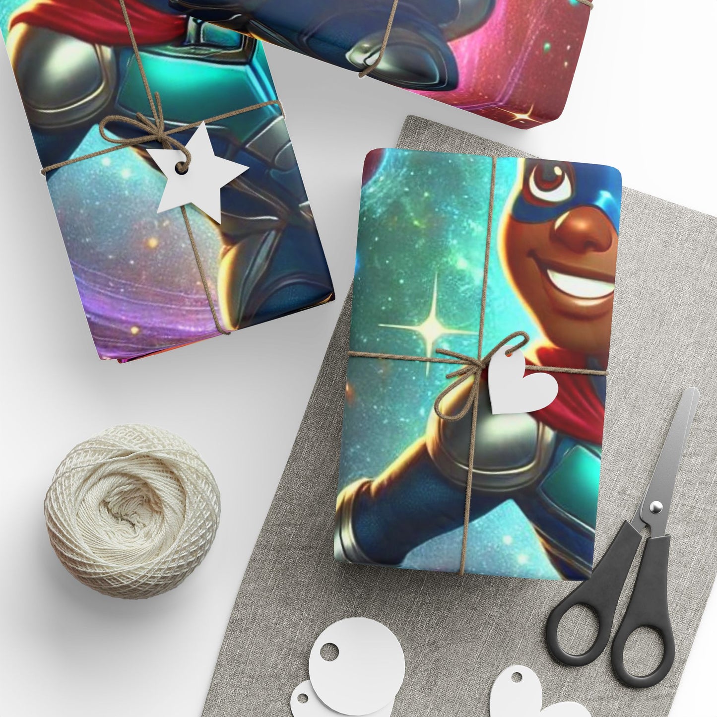 Cosmic Hero 3 Gift Wrapping Papers