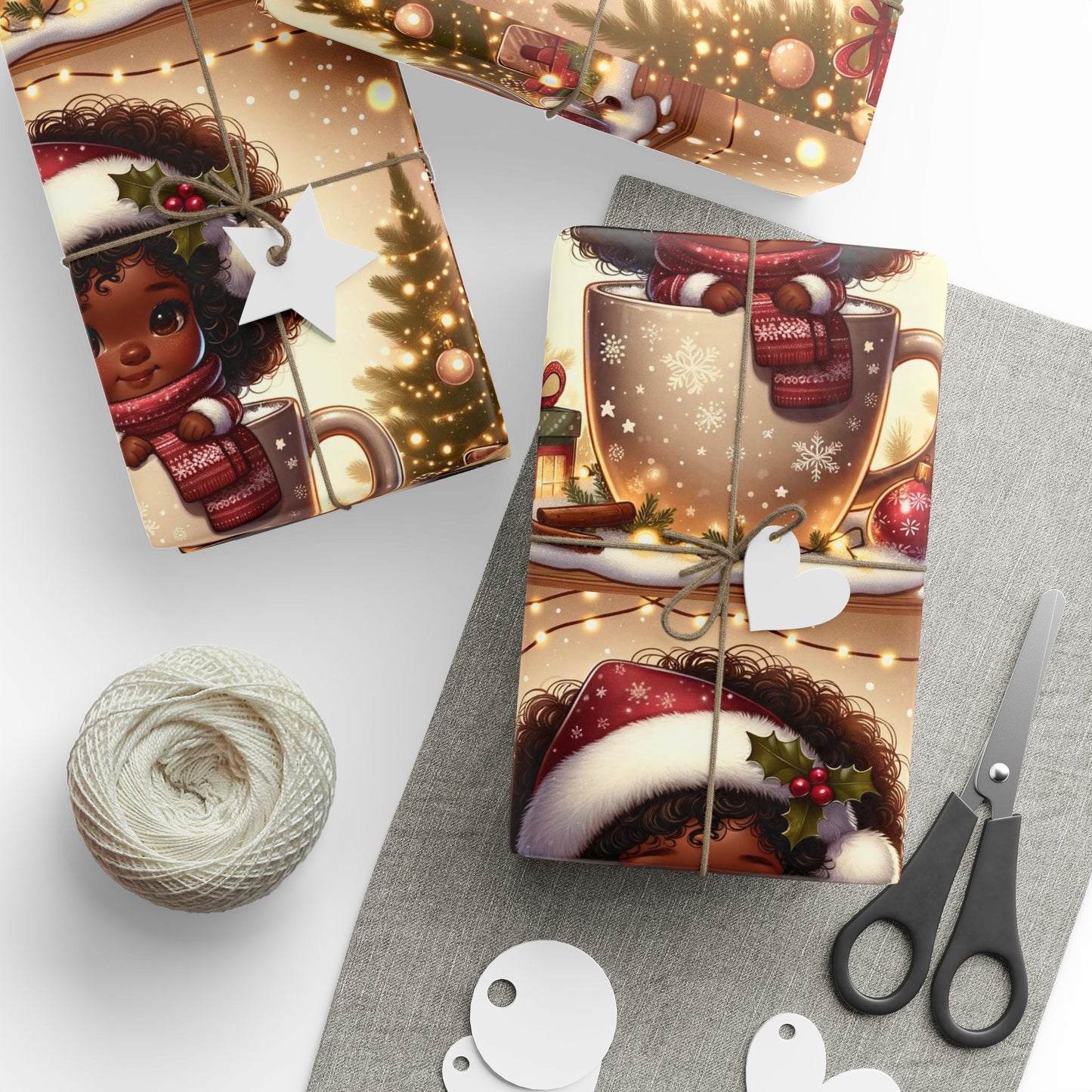 Christmas Cocoa 2 Wrapping Papers