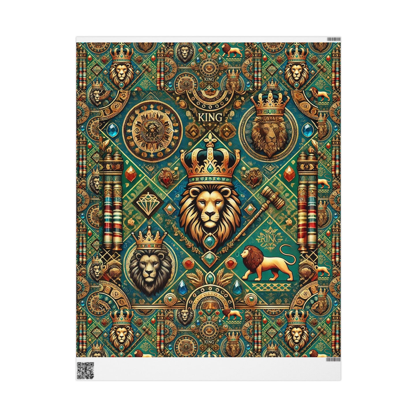 Fit For A King 7 Gift Wrapping Papers