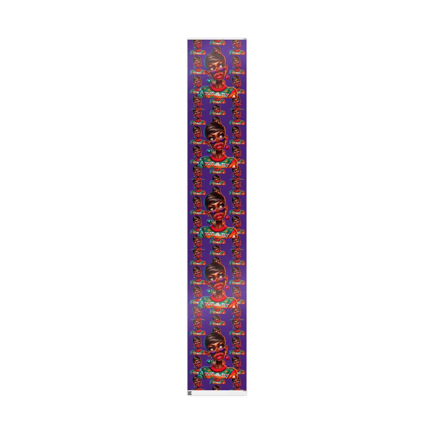 Christmas Quirky Girl 6 Gift Wrapping Papers