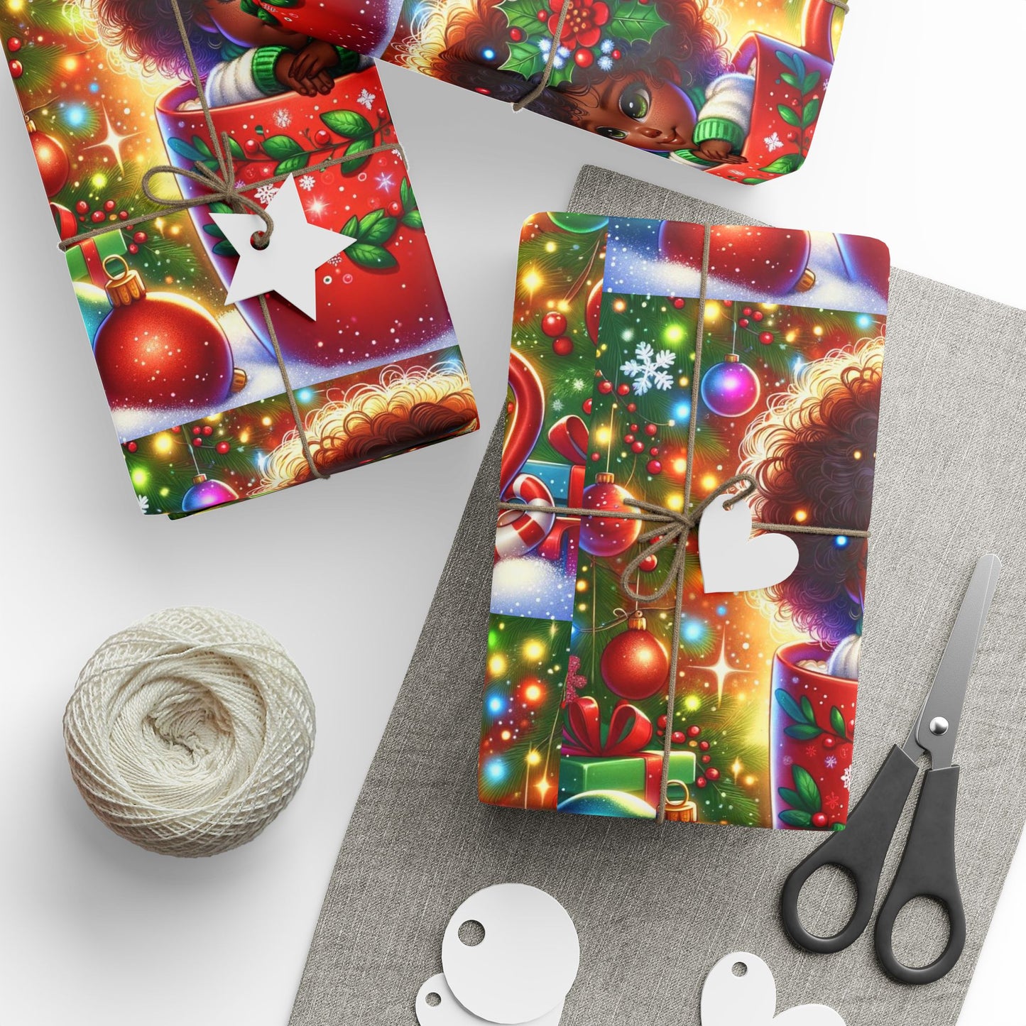 Christmas Cocoa 13 Gift Wrapping Papers