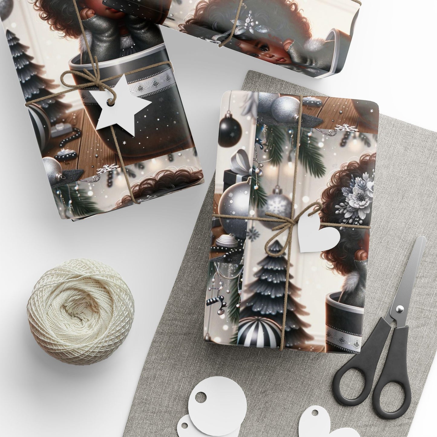 Christmas Cocoa 8 Gift Wrapping Papers