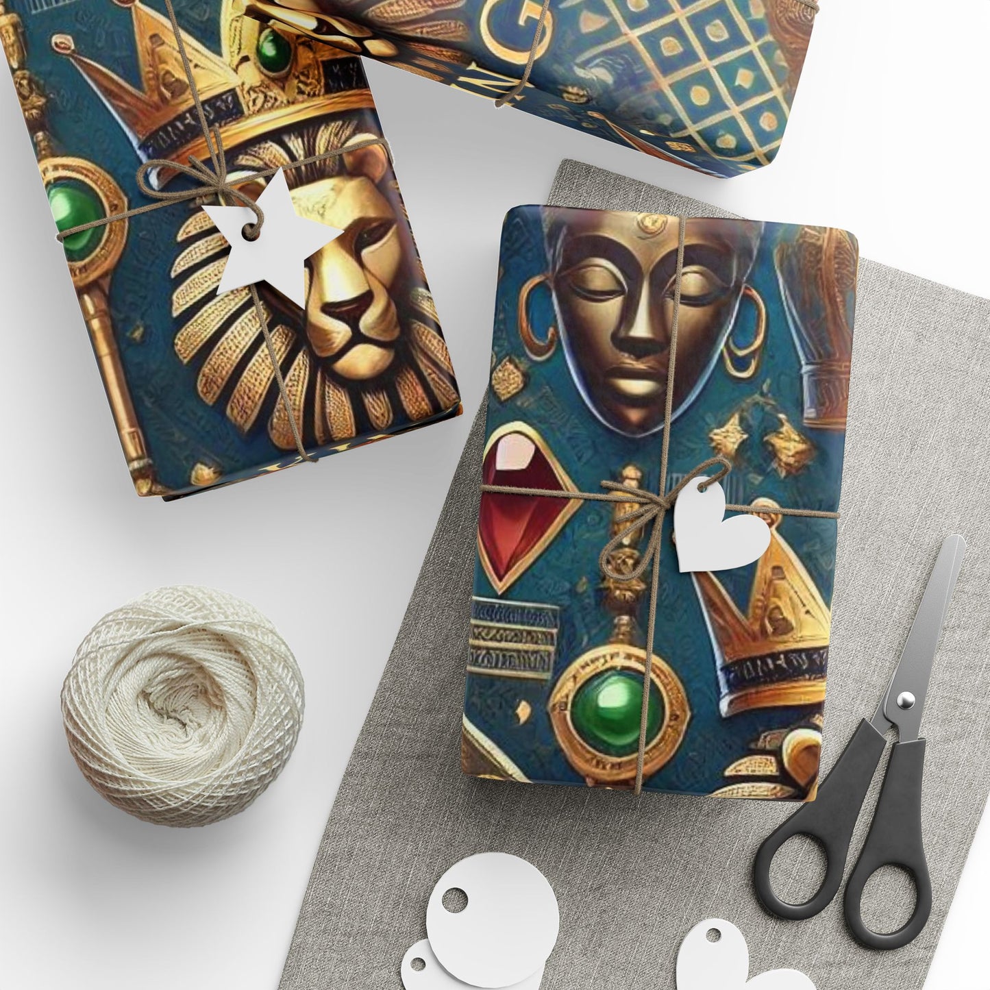 Fit For A King 8 Gift Wrapping Papers