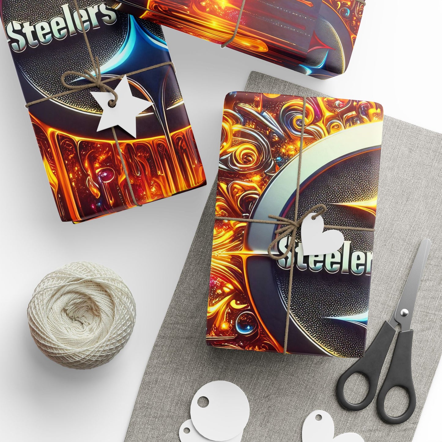 Pittsburg Steelers Themed Gift Wrapping Papers