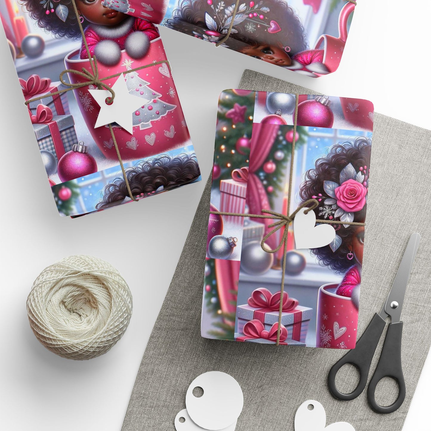 Christmas Cocoa 12 Gift Wrapping Papers