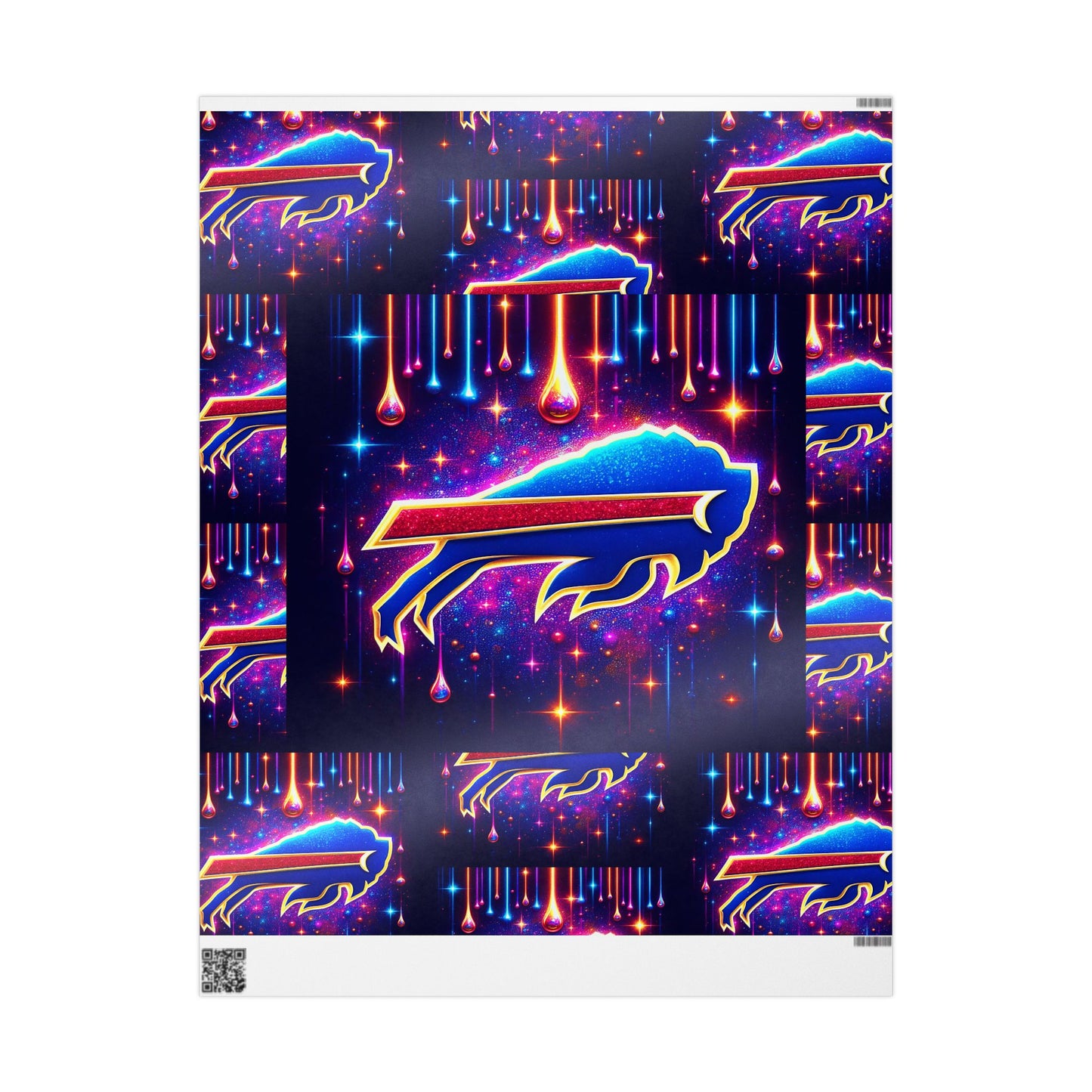 Buffalo Bills Themed Gift Wrapping Papers