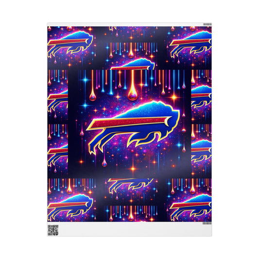 Buffalo Bills Themed Gift Wrapping Papers