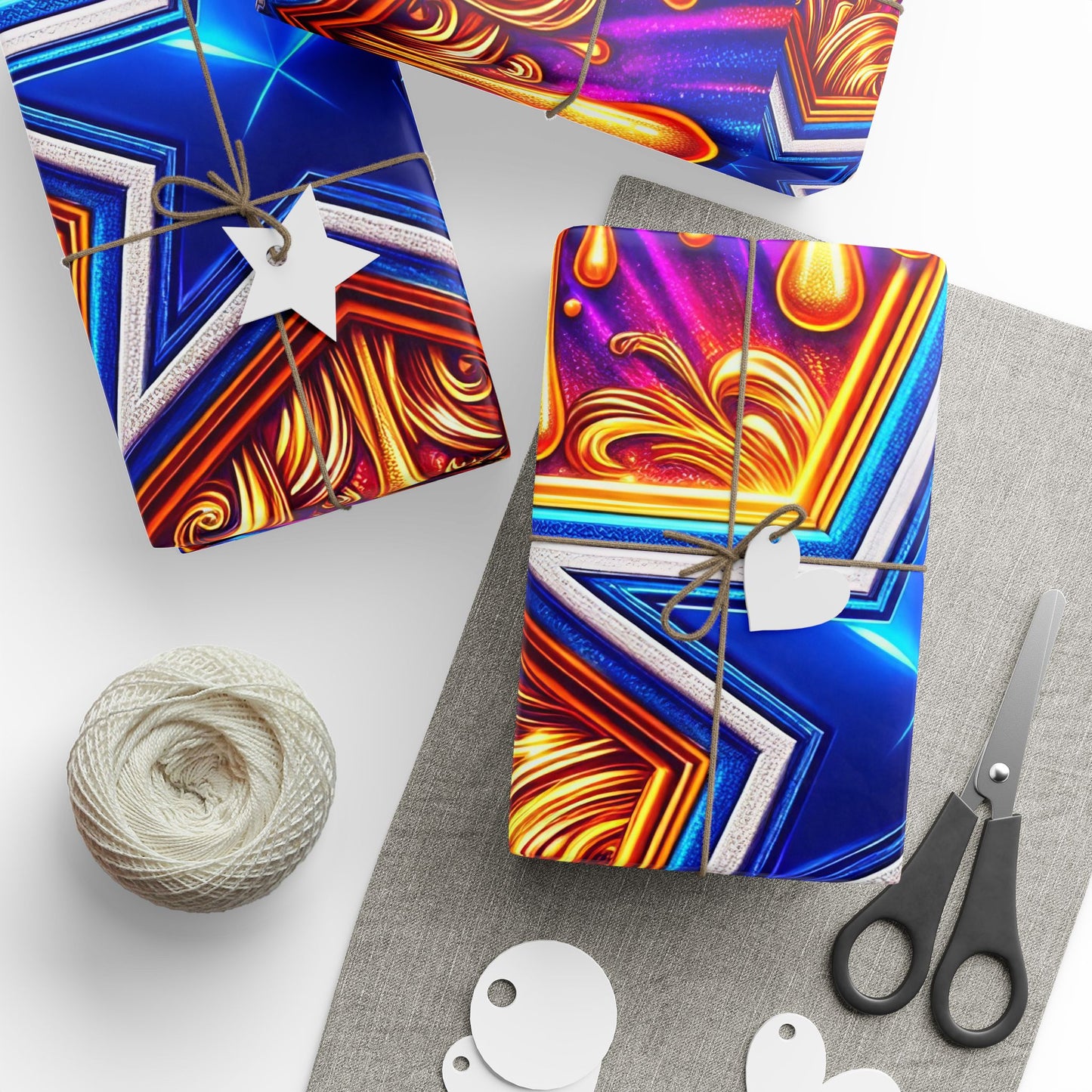 Dallas Cowboys Themed Gift Wrapping Papers