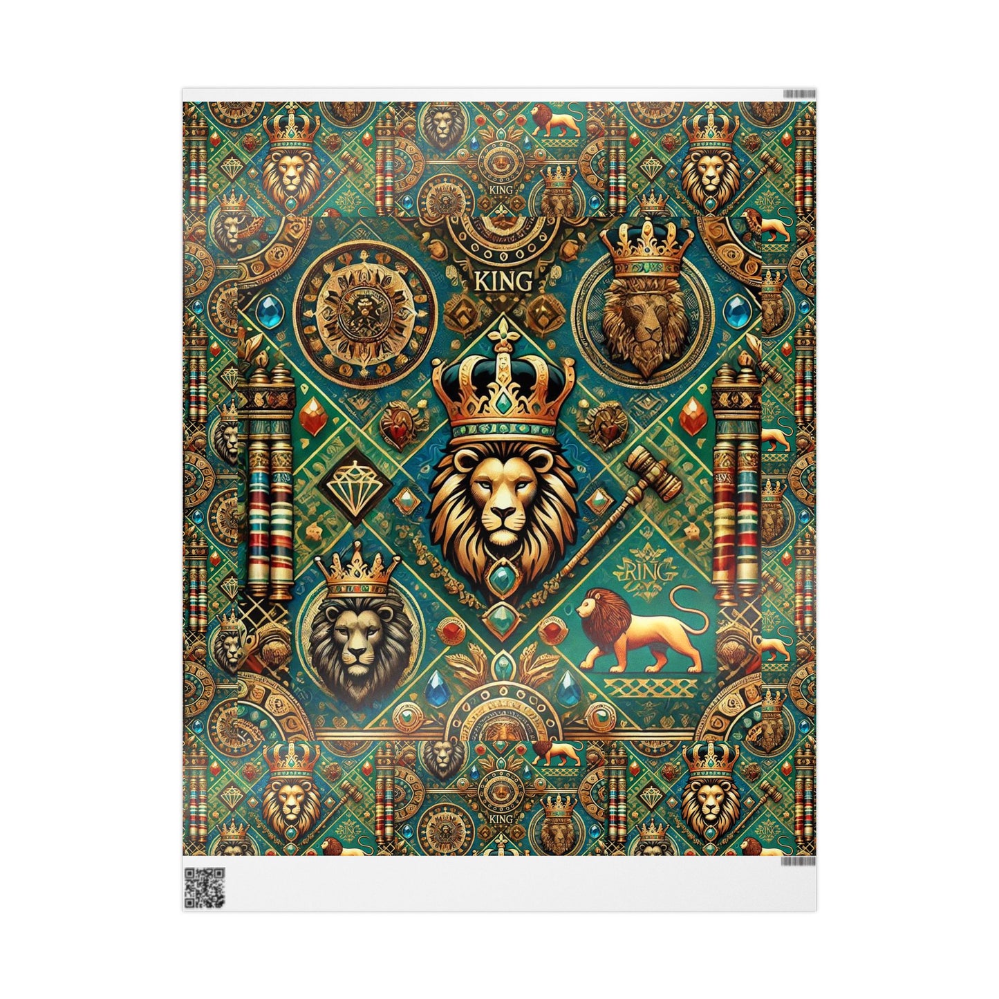 Fit For A King 7 Gift Wrapping Papers