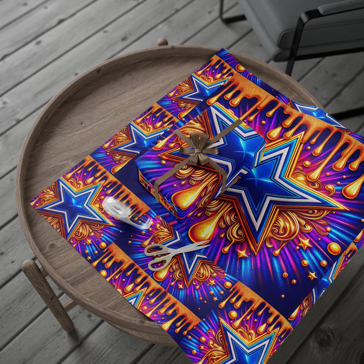 Dallas Cowboys Themed Gift Wrapping Papers