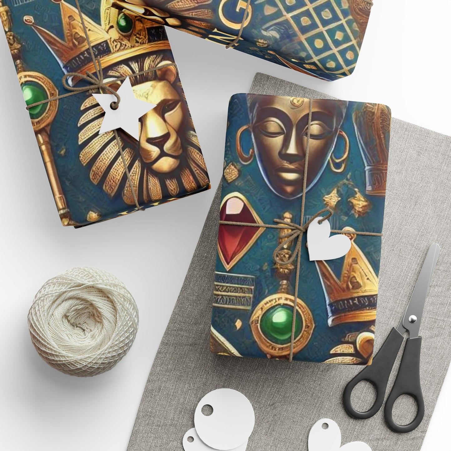 Fit For A King 8 Gift Wrapping Papers