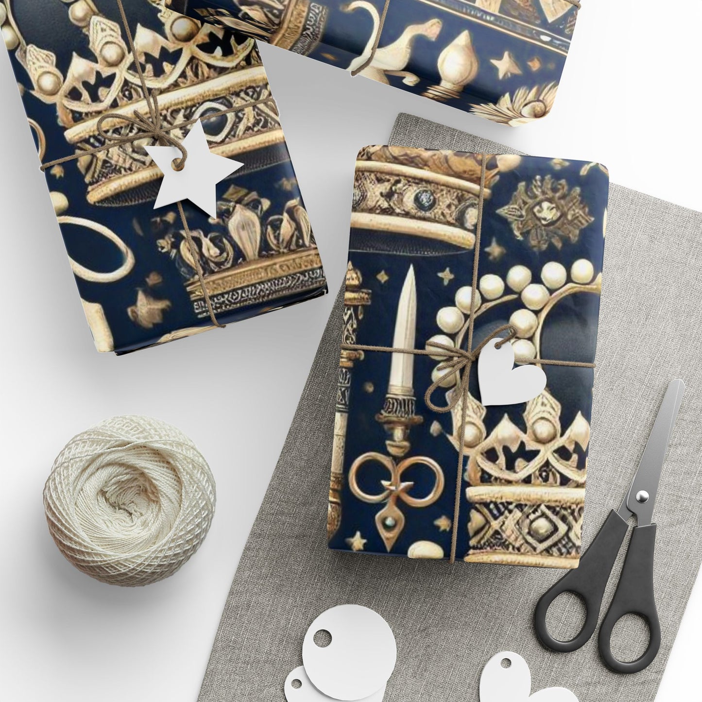 Fit For A King 12 Gift Wrapping Papers