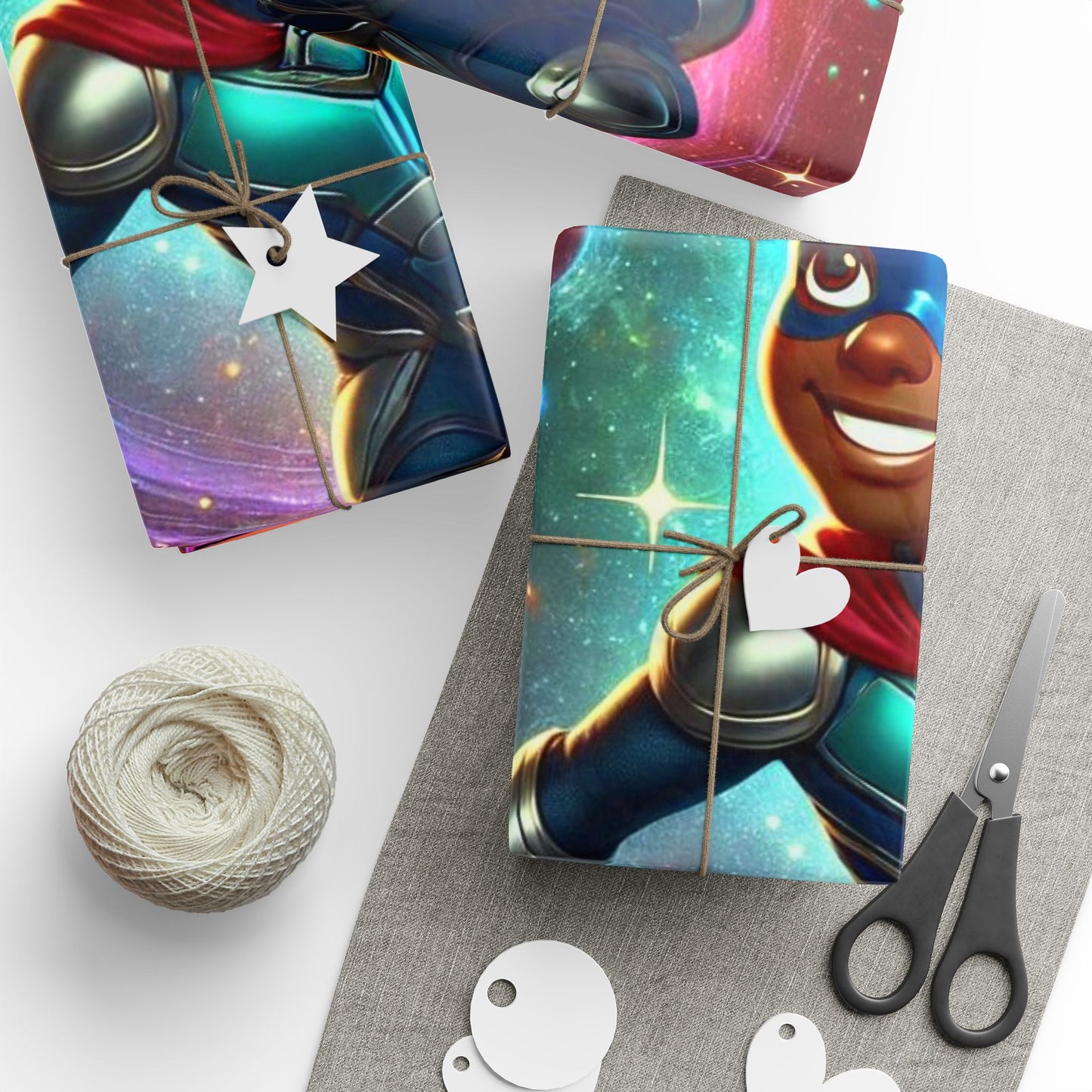 Cosmic Hero 3 Gift Wrapping Papers