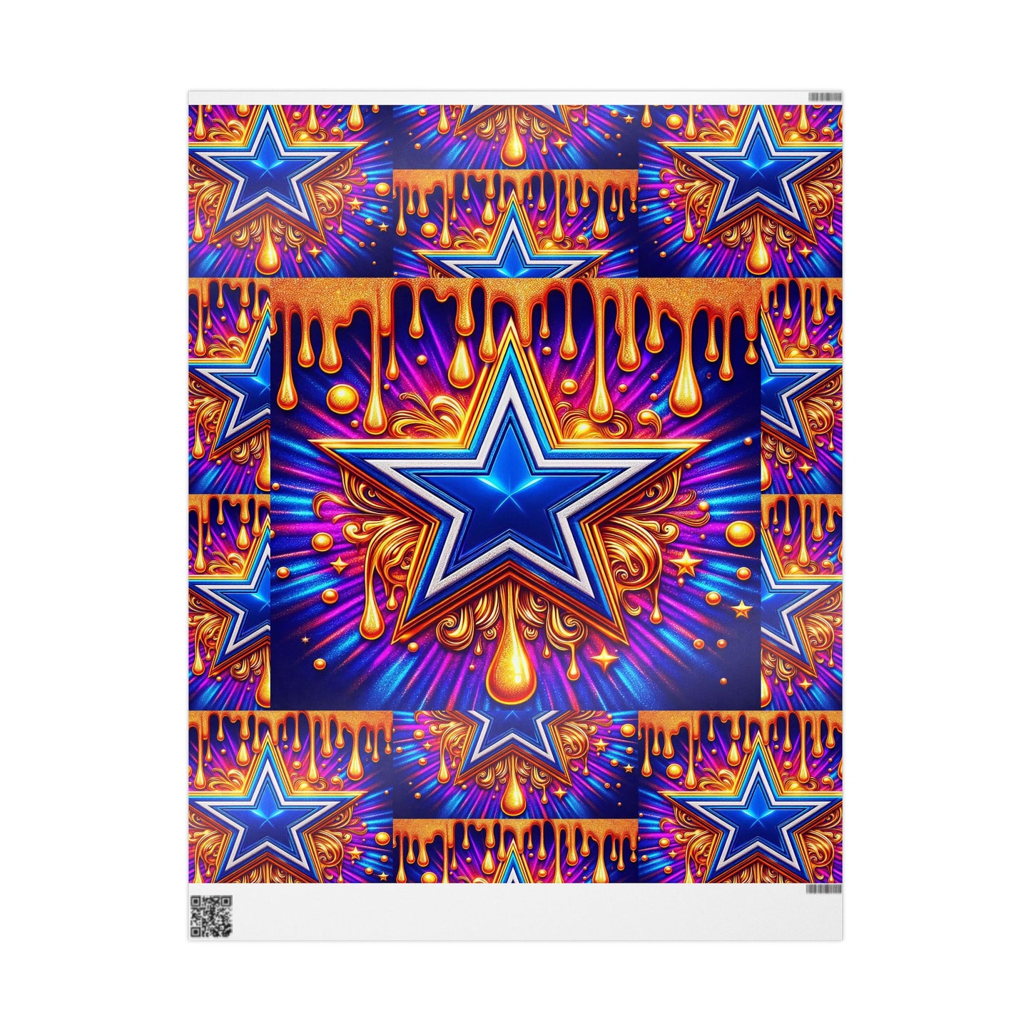 Dallas Cowboys Themed Gift Wrapping Papers