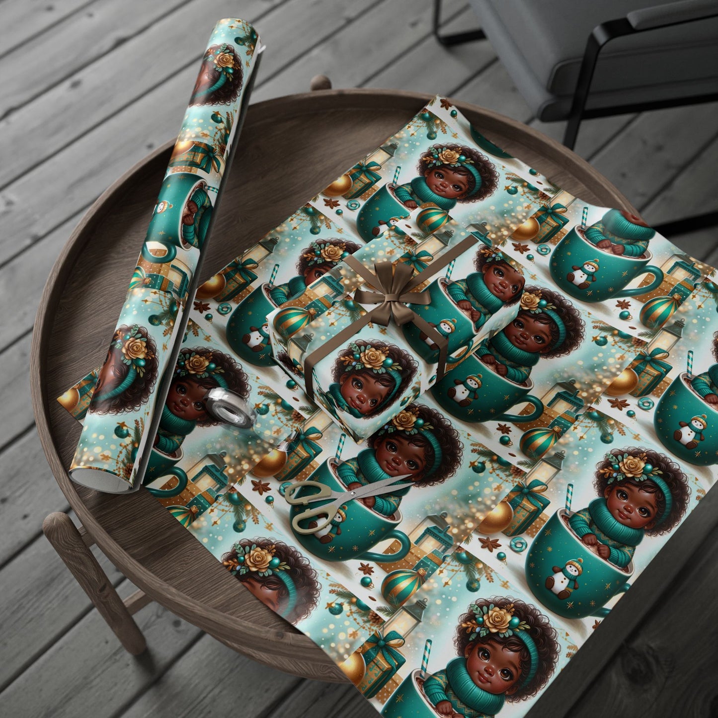 Christmas Cocoa 10 Gift Wrapping Papers