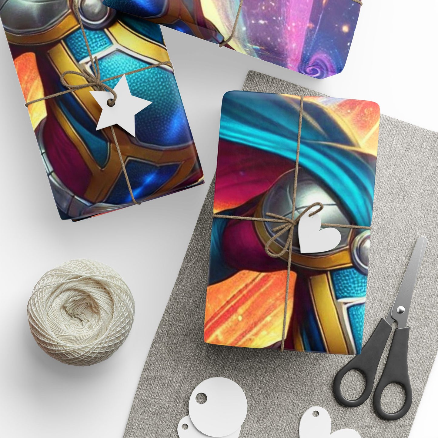 Cosmic Hero 12 Gift Wrapping Papers