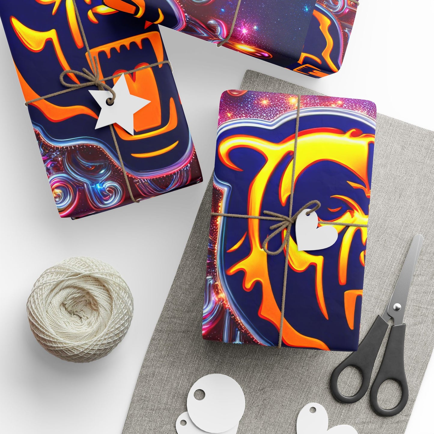 Gift Wrapping Paper - Chicago Bears Themed