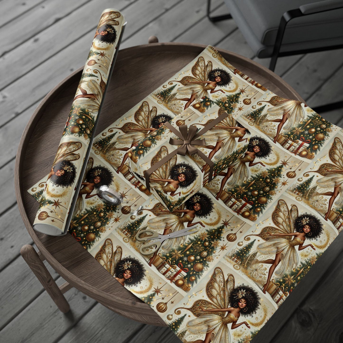 Afro Bell 4 Gift Wrapping Papers