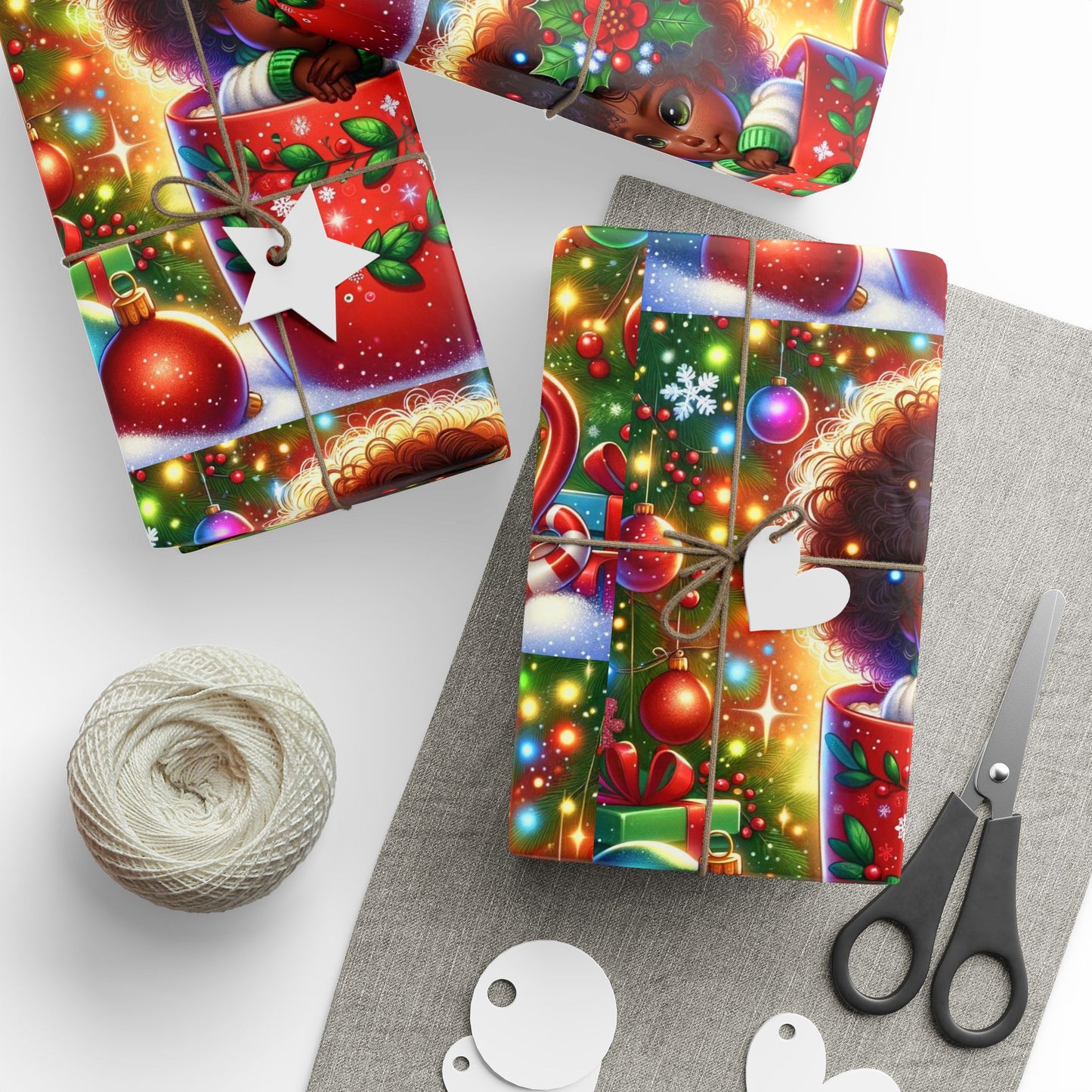 Christmas Cocoa 13 Gift Wrapping Papers