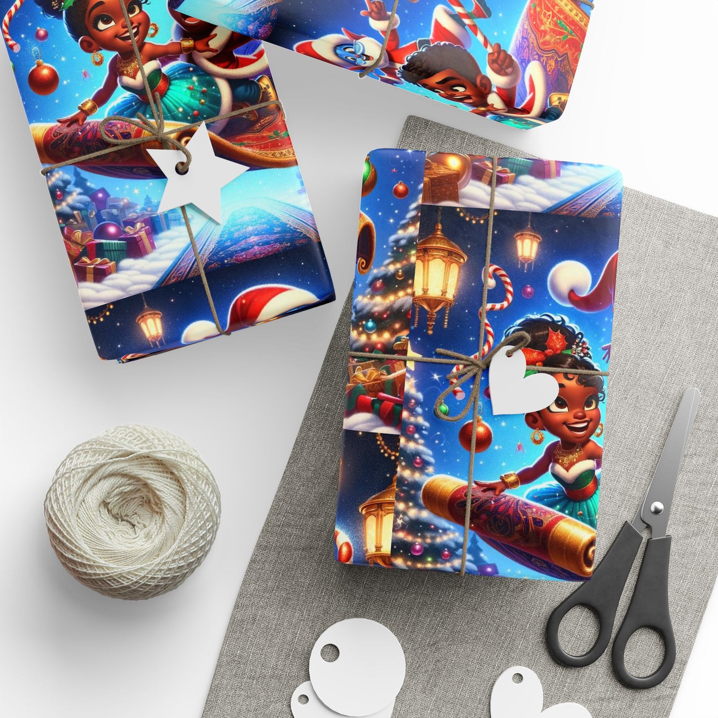 Christmas Carpet Ride Wrapping Papers