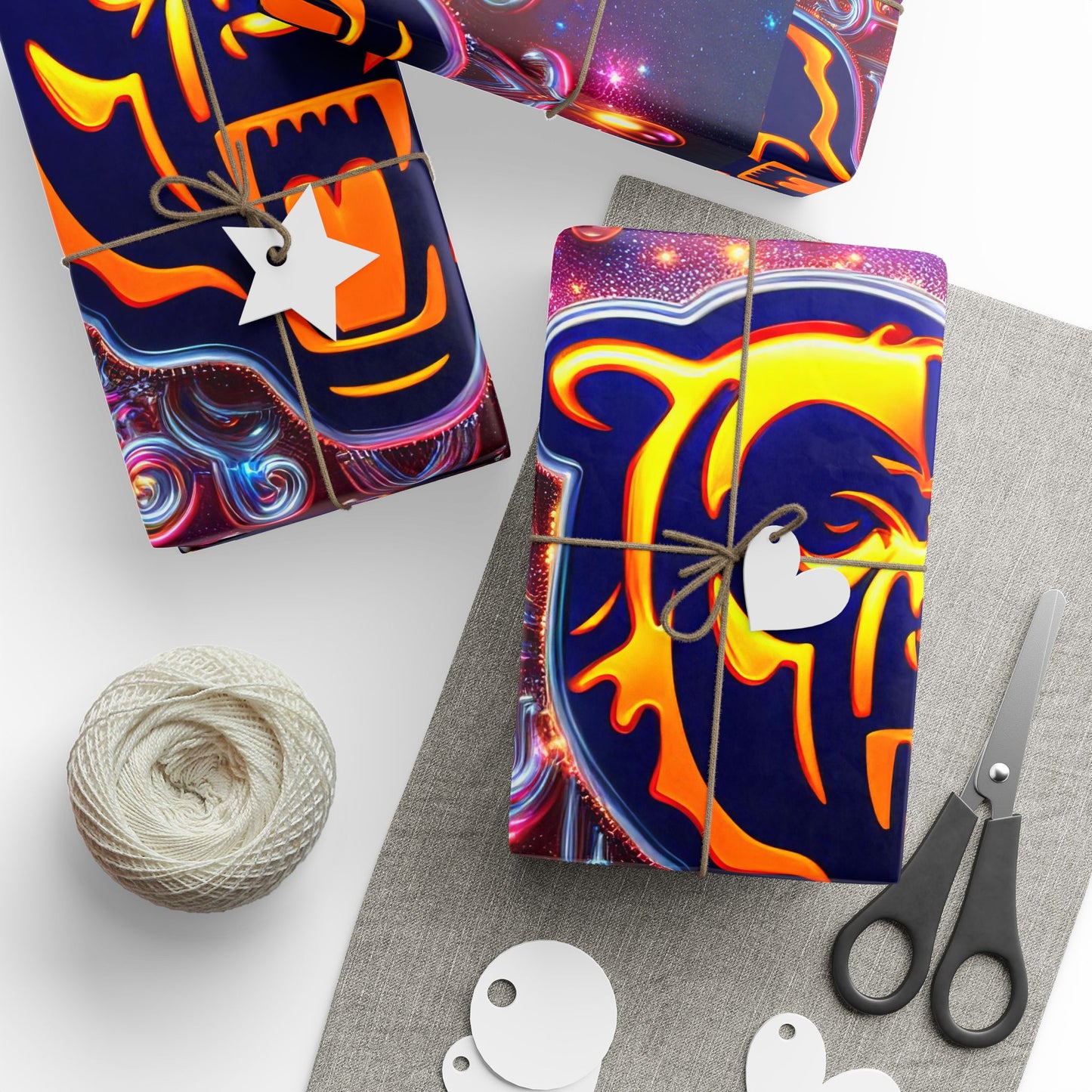 Gift Wrapping Paper - Chicago Bears Themed